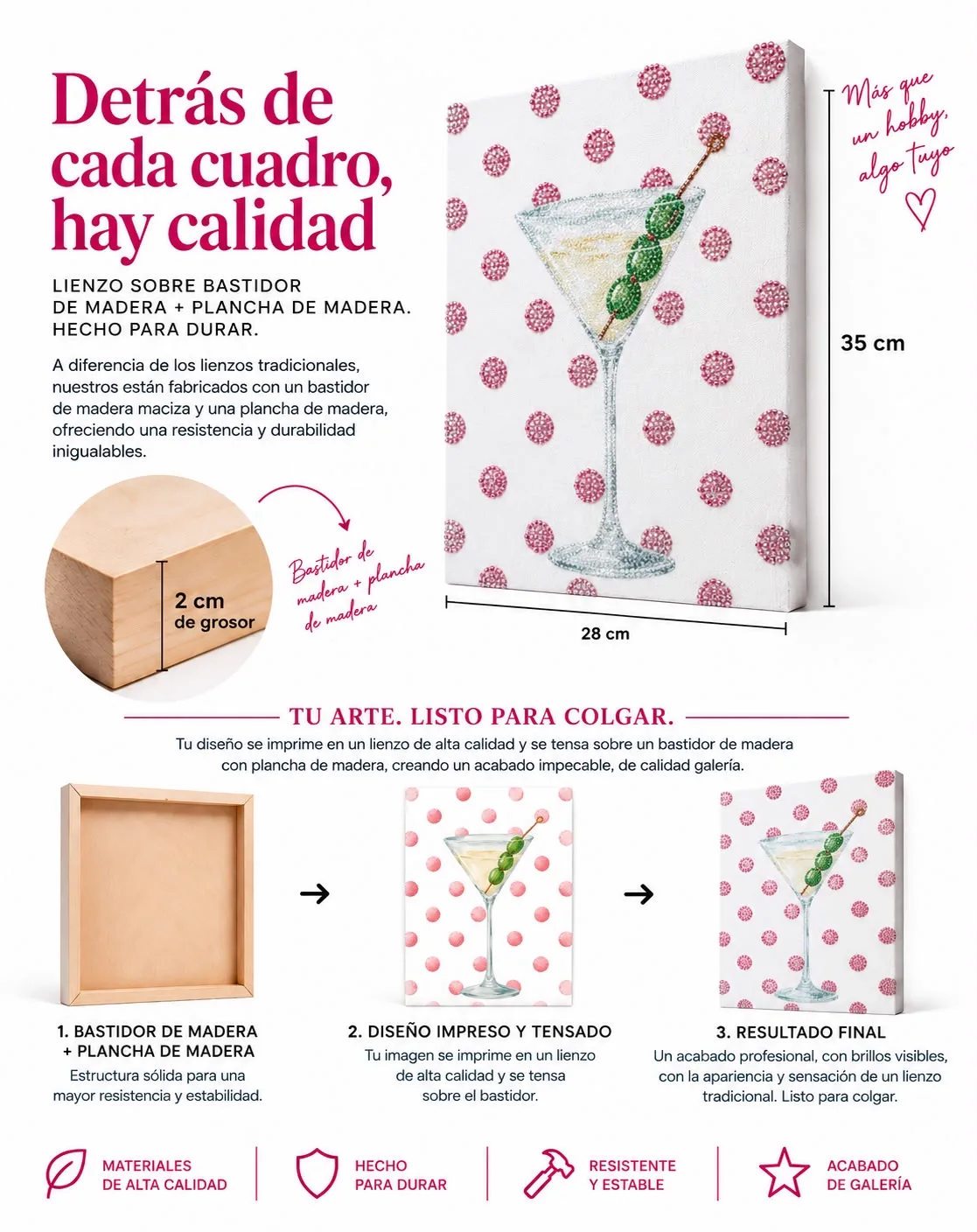 Detrás de cada cuadro, hay calidad